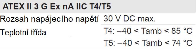 Dodržujte uvedené teploty, hodnoty připojení a schéma zapojení. 8.