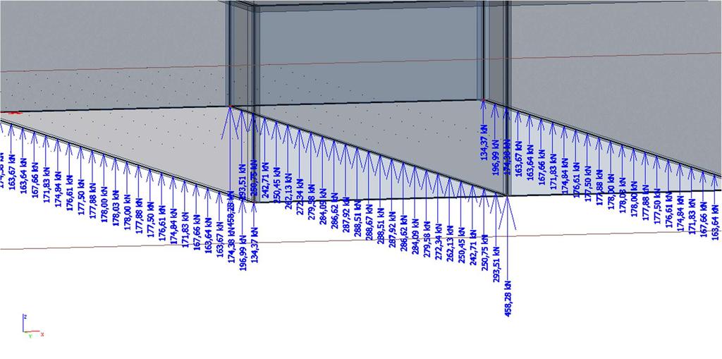 9 Porovnání reakcí modelu s ručním výpočtem Ruční výpočet zatížení lze pokládat za správný.