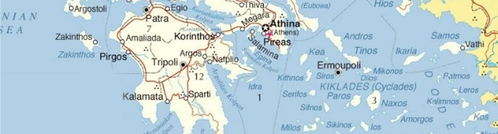 5 hektaru, nacházející se v oblasti severního Řecka v regionu Epanomi, přibližně 25 kilometrů jihovýchodně od Soluně (Thessaloniki).