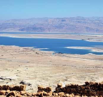 MASADA Mrtvé moře je v nejhlubší proláklině