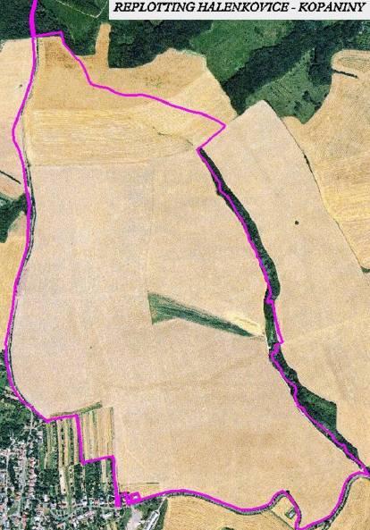13a. Halenkovice - vyprázdněná krajina po