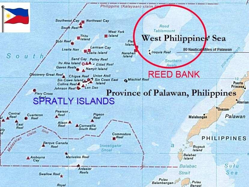 Příloha č. 8 Mapa znázorňující West Philippines Sea 334 334 Palawan Frontier.com, dostupné na: http://palawanfrontier.