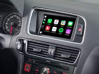 Aktualizovatelný Aktualizovatelný SYSTÉMY PRO AUDI X702D-Q5 Pokročilá navigační jednotka pro Audi Q5 Navrženo pro vůz Audi Podpora Apple CarPlay a Android Auto Výstupní výkon: 4x 50 W výkonný
