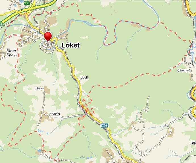 2. Přírodovědná charakteristika Loketska Oblast Loketska lze vymezit hranicí správního území města Loket, které je tvořeno katastrálními územími: Dvory, Loket, Nadlesí a Údolí.