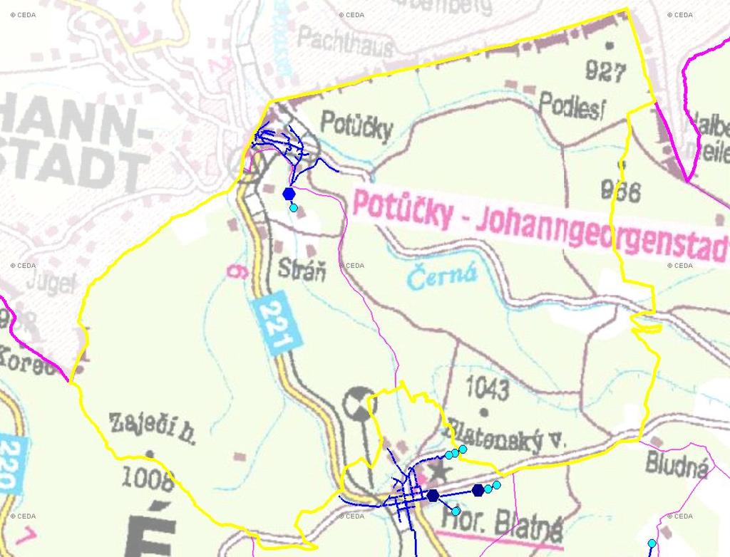 (karta obce: CZ041_0099_01) D. VODOVODY D.1 POTŘEBA VODY Z BILANCE Základní parametry: Ozn.