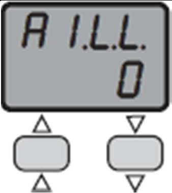 Minimální hodnota parametru A1.H.L se bude rovnat hodnotě parametru A1.L.L. A1.L.L. = Spodní mez hodnoty pro alarm 1 Pokud se změní parametry inp.