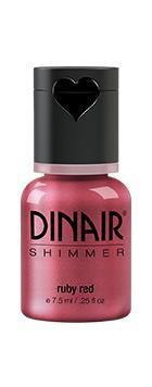 Airbrush - tváře a rty Dinair Glamour Shimmer - lesklé Odstíny s jemným perlovým třpytem Od jemného až po syté krytí Vhodné pro tváře, rty i oční stíny Vydrží 18+ hodin Na bázi vody Odolný proti