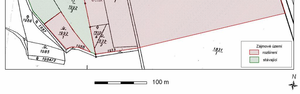Tída ochrany zemdlské pdy Pozemky urené pro rozšíení tžby náleží do zemdlského pdního fondu - ZPF (celkem 5,9056 ha) jsou dle metodického pokynu MŽP R.j. OOLP/1067/96 zaazeny do III.