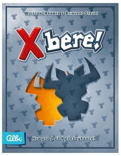 Hra X bere! obsahuje: 100 karet s čísly, 7 karet řad a pravidla. Jednoduchá a rychlá karetní hra Vykládání karet s čísly do řad? To už tady bylo.