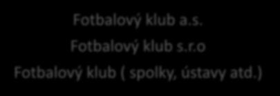 Fotbalový klub s.r.
