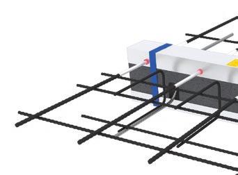 Balkónový izolační nosník TiP MQ Základní specifikace Nosníky jsou standartně dodávány pro tloušťky desek 160~250mm, vyrobíme také atypické kusy (s výškou H = 120-160 mm) Standartní délka pvku je 1,0