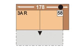 3AL 58 3AR 178 85 92 2-sedák bez područek, 2-sedák s úložným prostorem, bez područek, 1,5-sedák bez područek, 1,5-sedák s úložným prostorem, bez područek, 1-sedák bez područek, 1-sedák s úložným