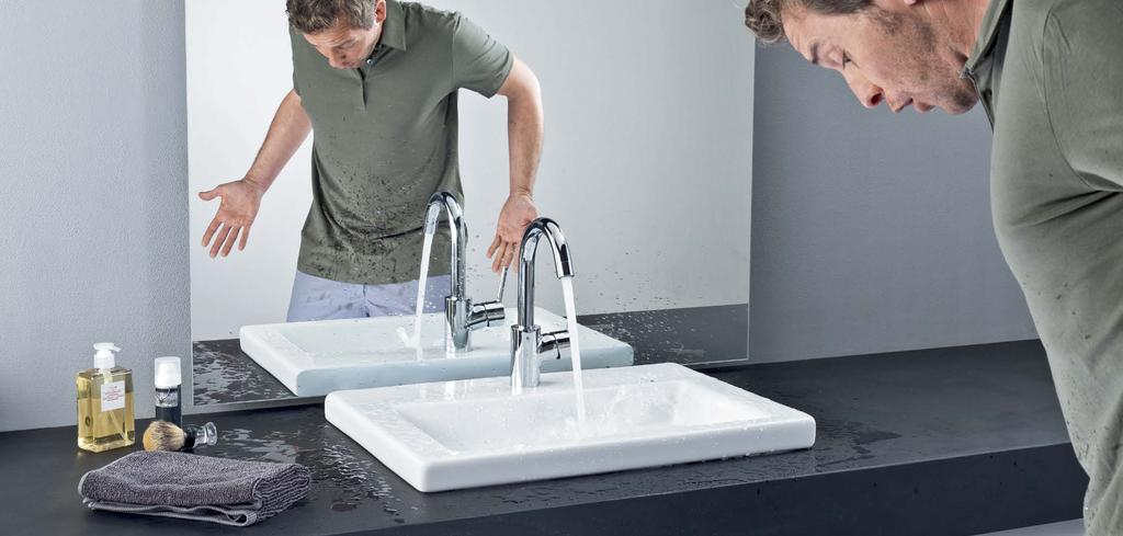 Test ComfortZone společnosti Hansgrohe Ta pravá baterie ke každému umyvadlu. Pro spokojené zákazníky.