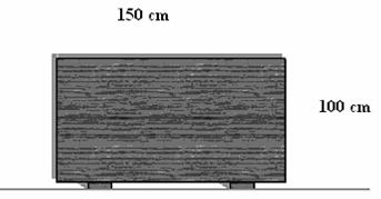 6.8 Překážka pro skok Pevná překážka vysoká 100 cm, široká 150 cm.