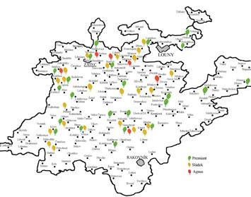 262 58 / 2012 (9) Ročníkové prognózy obsahu alfa kyselin v českých chmelech tecké oblasti ze sklizně 2010.