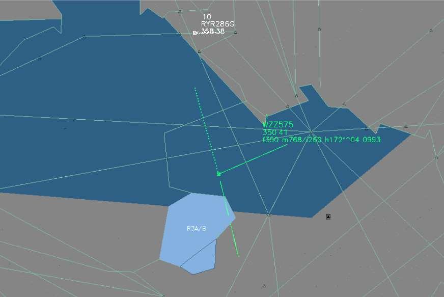 Přehled o událostech souvisejících s ATM Incident A320 - pokračování LK R3A FL390