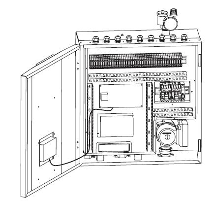 Umístění komponent Venkovní jednotka: Aerogor ECO COMPACT Inverter 13 A 1. Tichý axiální ventilátor φ490 mm 2.