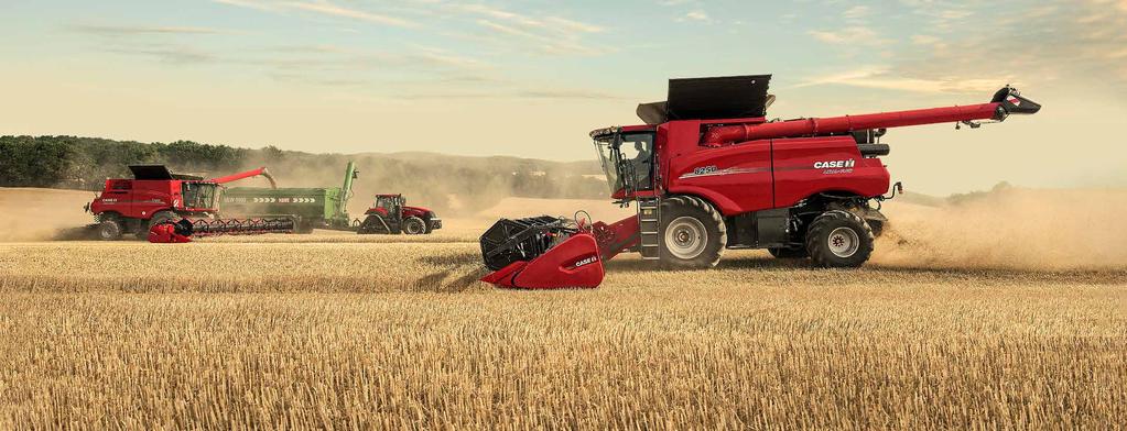 PROTOŽE KAŽDÉ ZRNKO SE POČÍTÁ Nová řada mlátiček CASE IH AXIAL-FLOW.