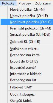 Než aktualizovaný bezpečnostní list nahrajete do položky, počkejte, až se uloží změny. 6. V případě potřeby upravte další údaje, které upravíte přes jednotlivá editační pole.