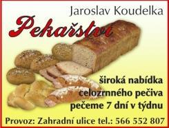 Pekárna Jaroslav Koudelka Zahraní 423, 593