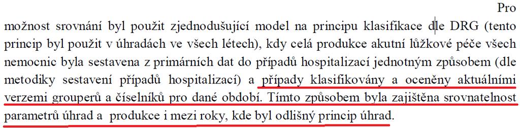 Základní východiska analýzy Analýza: Komentář