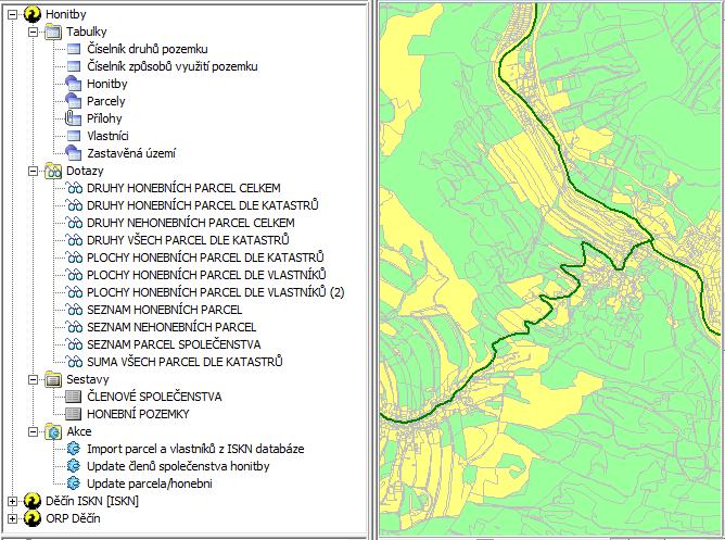 Přesná analýza vlastnictví honebních pozemků Základní popis aplikačního řešení v GIS Kompas 5 Cílem řešení je, aby příslušné orgány státní správy v oblasti myslivosti mohly ve smyslu příslušných