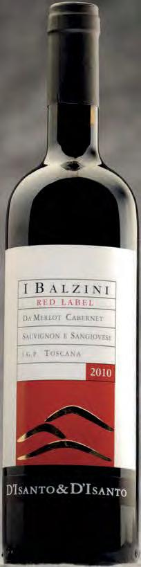 I BALZINI GREEN LABEL IGP svěží rubínově červená I BALZINI RED LABEL IGP rubínová s purpurovými odlesky I Balzini / Toskánsko / Barberino Val d Elsa čerstvé aromatické víno s květinovým buketem, ve
