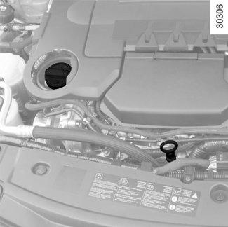 Specifikace motorového oleje Informace najdete v servisní knížce ke svému vozu. 1 1.5 dci 2.0 dci 2 Otevřete uzávěr 1.