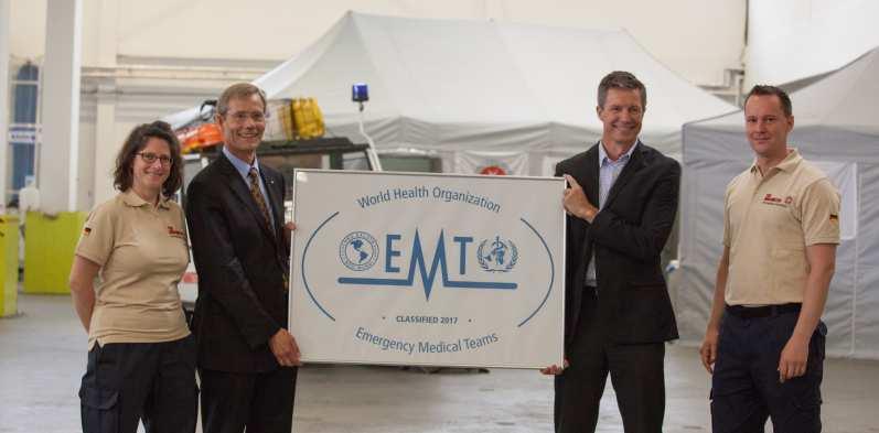 Klasifikované týmy : Johanniter Germany - First WHO Mobile EMT Worldwide EMERCOM ofrussia -EMT 2 All-Russian Centre for Disaster Medicine (Zaschita)
