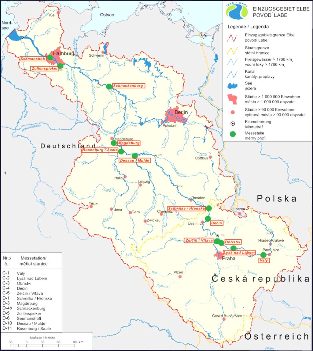 Zpráva o jakosti vody v Labi 2004 2005 Mezinárodní komise pro ochranu Labe