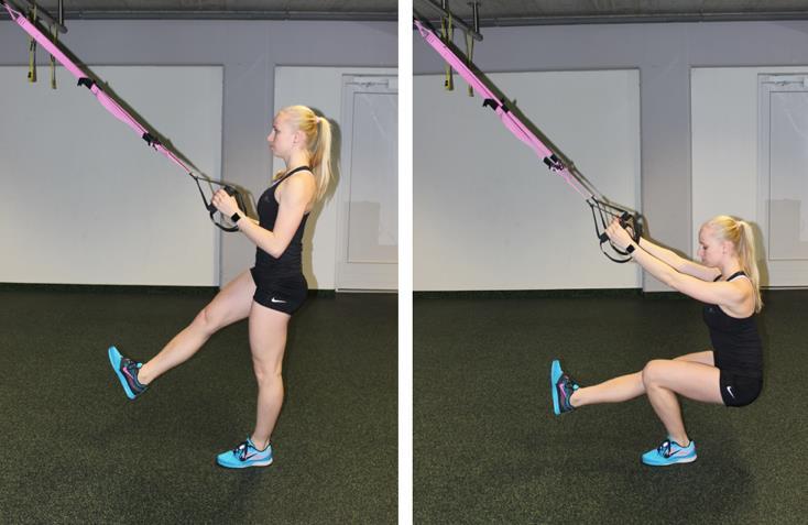Single Leg Squat (dřepy na