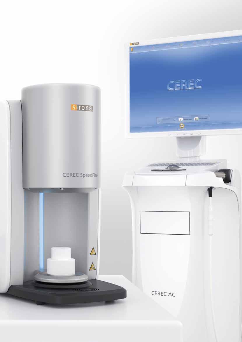 12 I 13 CEREC SpeedFire CEREC SpeedFire je jediná stomatologická pec, kterou potřebujete.