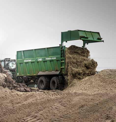 výška 2.300 mm Pro sklizeň obilí Průměr rozmetacích disků 1.100 mm Hydraulické sklápění překládacího šneku Šířka rozmetání max.