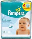 Pampers baby ubrousky 4x 64