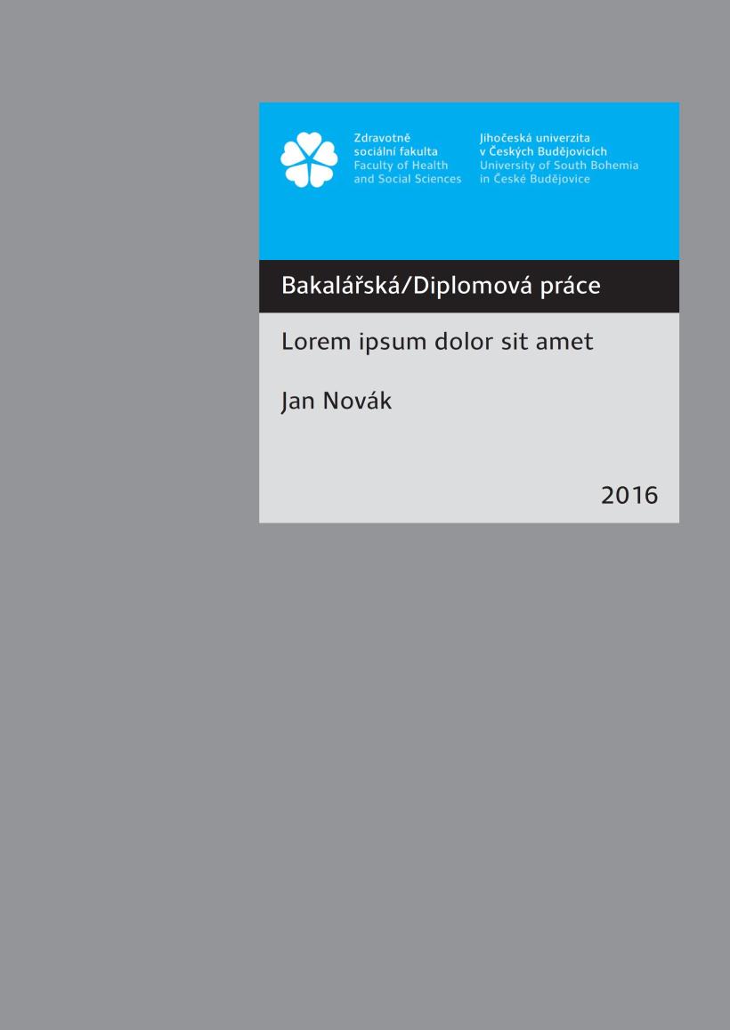 ÚPRAVA BAKALÁŘSKÉ A DIPLOMOVÉ PRÁCE PhDr. Pavel Pavlík, Ph.D. (Opatření děkanky ZSF JU č.