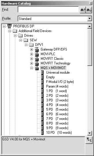 9 I 0 Uvedení do provozu se systémem PROFIBUS (MQS) Konfigurace rozhraní MQS v systému PROFIBUS-DP pomocí STEP7 9.