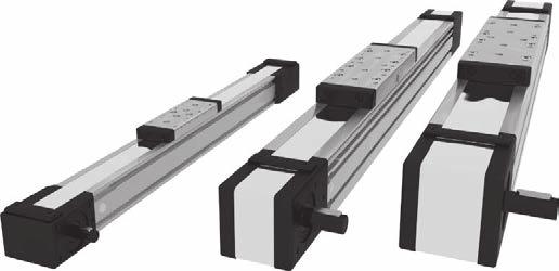 Lineární jednotky MTJ s pohonem ozubeným řemenem Charakteristika MTJ Lineární jednotky (moduly) MTJ s pohonem ozubeným řemenem a kompaktní konstrukcí umožňují přenášet vysoké výkony, dosahují