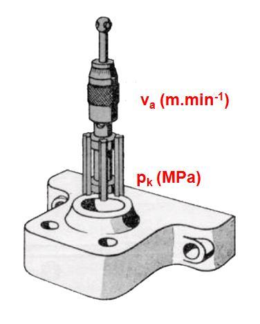 Dosahované parametry drsnost povrchu v o (m.