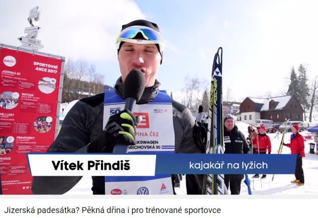 předsedou Ski Klubu Martinem Kouckým Reportáž ze závodu na