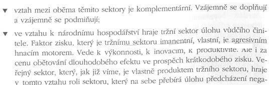 2.4 VZTAH MEZI VEŘEJNÝM A SOUKROMÝM SEKTOREM 2.4 Charakter vzájemného vztahu mezi soukromým a veřejným sektorem 1.2.4.2 Charitativní a zdrojový charakter