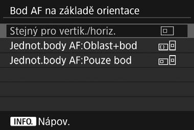 Jestliže nápověda zaplní více než jednu obrazovku, zobrazí