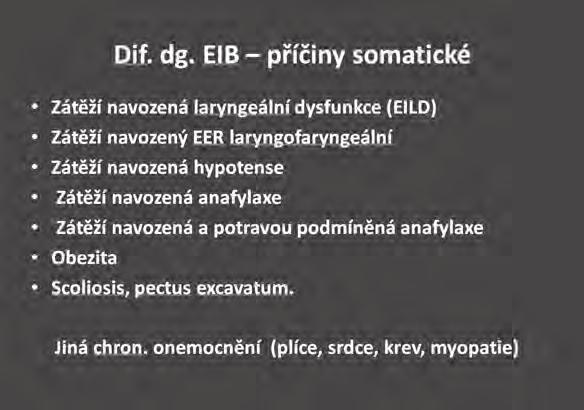 Tedy zejména dyspnoe, různá sípání, pískání a chrčení, kašel a diskomfort na hrudi.