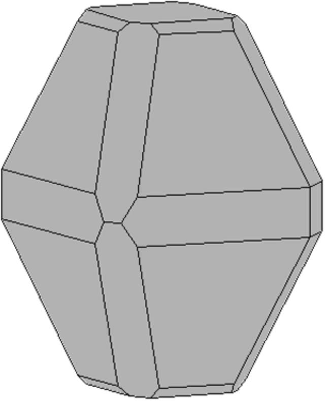 Krystalové soustavy Rhombická