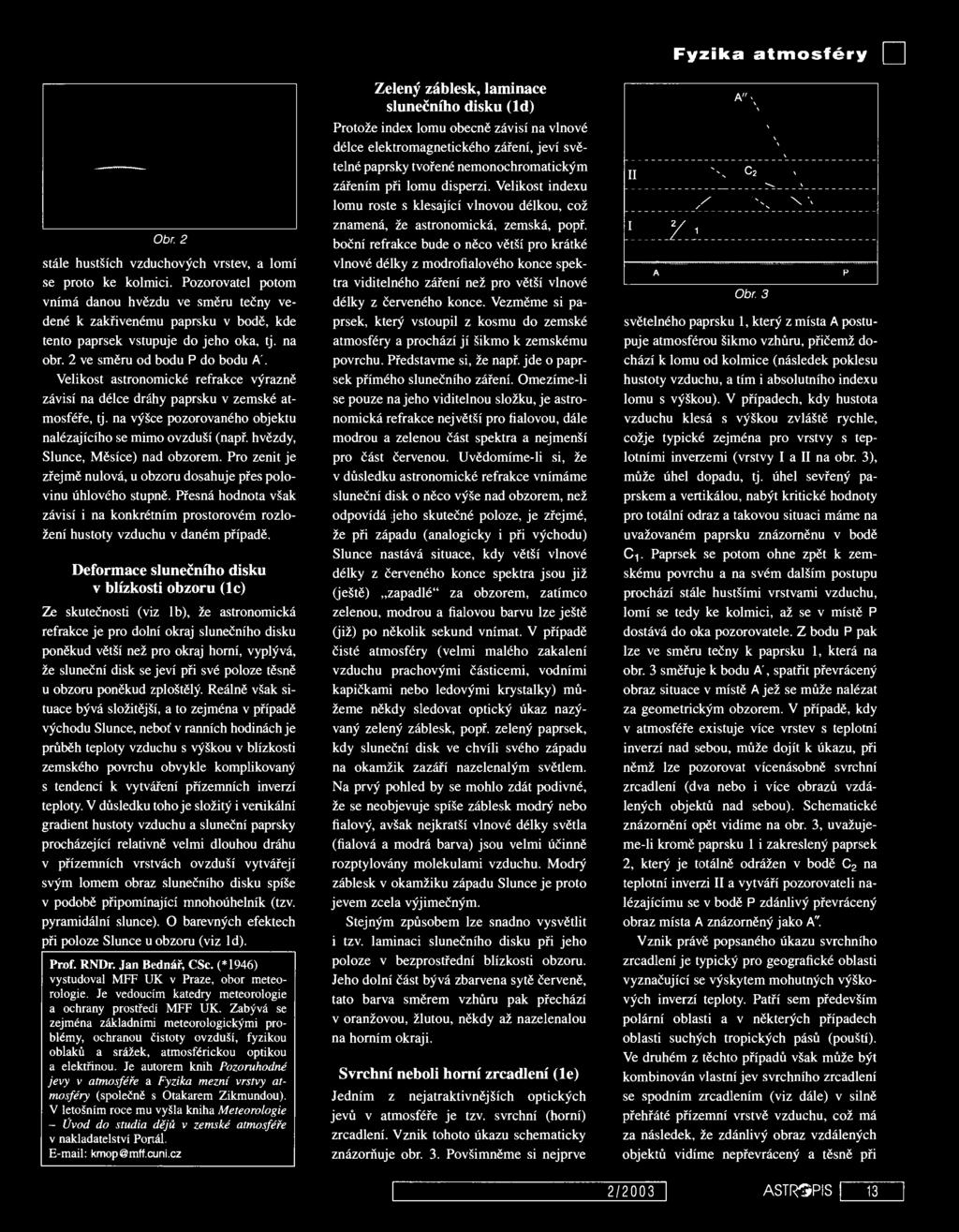 Velikost astronomické refrakce výrazně závisí na délce dráhy paprsku v zemské atmosféře, tj. na výšce pozorovaného objektu nalézajícího se mimo ovzduší (např. hvězdy, Slunce, Měsíce) nad obzorem.