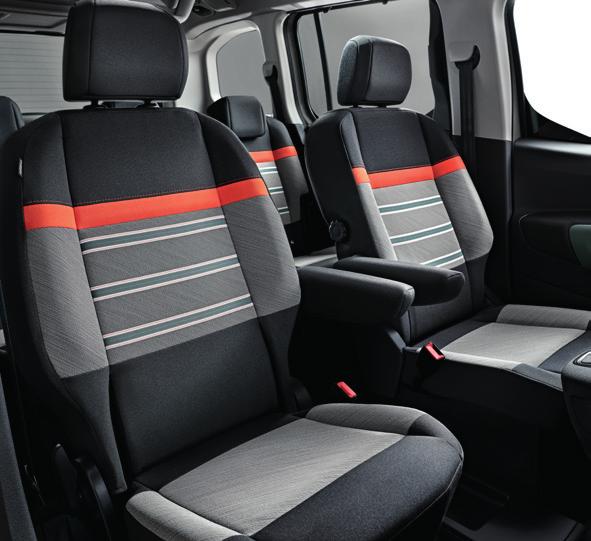 JEŠTĚ POHODLNĚJŠÍ INTERIÉR STVOŘEN PRO POHODLÍ Nový Citroën Berlingo nabízí svým cestujícím výjimečné pohodlí