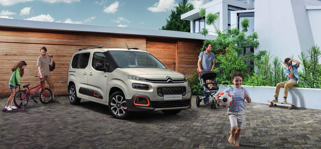 DESIGN VYHRANĚNÁ OSOBNOST Nový Citroën Berlingo zaujme na první pohled. Třetí generace přichází se změnou v podobě robustnějšího vzhledu s elegantními liniemi.