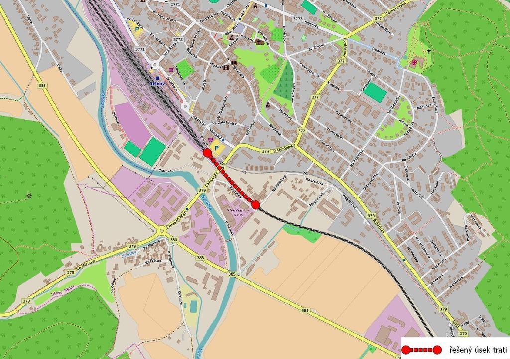 8.4.14 Tišnov Červený mlýn Železniční trať: KJŘ č. 250 (TÚ č.