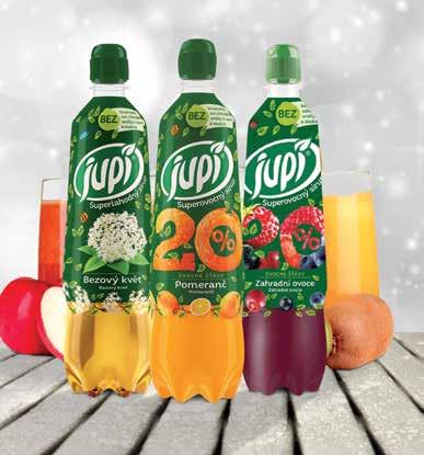 Jupí superovocný sirup 0,7 l vybrané druhy; 1 l = 57, sleva 33 % 3 59,90 Minerální voda Poděbradka 1,5 l ochucená vybrané druhy; 1 l = 6,60 Přírodní minerální voda Mattoni 1,5 l neochucená vybrané
