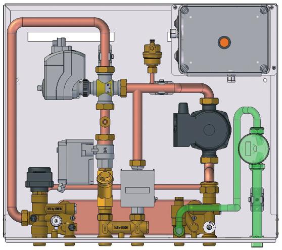 zablokování čerpadla (modely RSP, RA2Z, RA, RS2Z) Funkce proti zablokování ventilů Filtr pro užitkovou vodu Demontovatelný filtr v okruhu topení Výběr ze 3