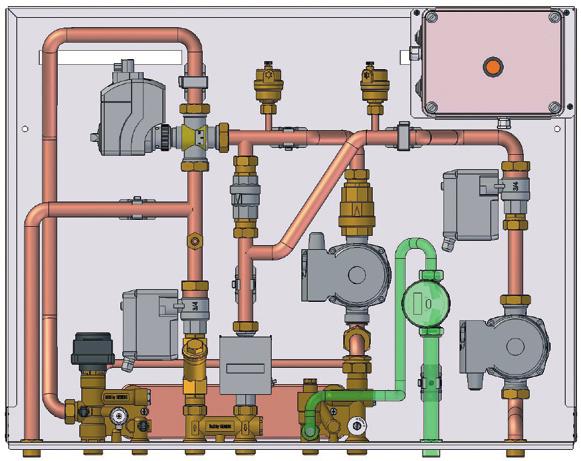 vnější sondy (modely RSP, RA2Z, RA, RS2Z) Možnost ovládání 2 zón s různou teplotou (model RS2Z, RA2Z) Přednost okruhu TUV Elektronická modulace pro kontrolu